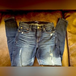Express Mid Rise Stretch Jeggings